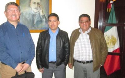 JCAS y Alcalde de Praxedis acuerdan proyectos hídricos