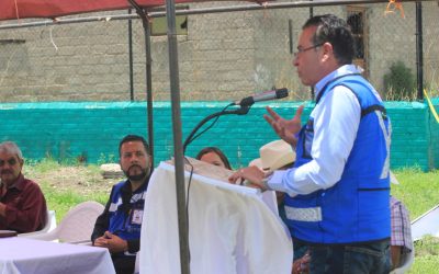 Presenta JCAS plan de obras de agua potable y alcantarillado para Tomochi