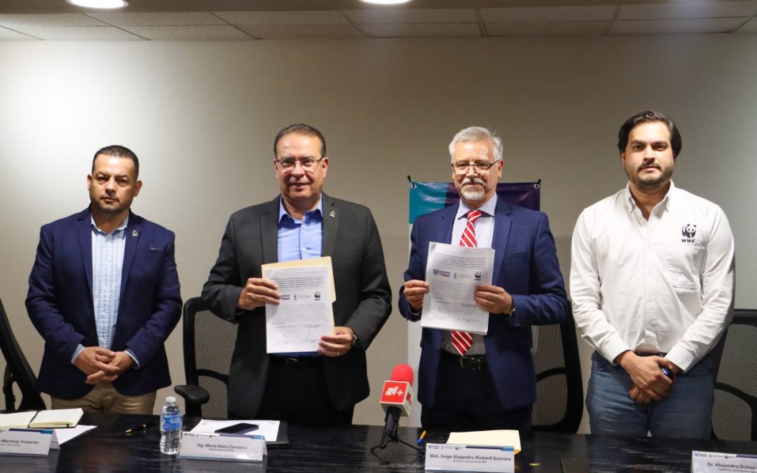Firman convenio JCAS y WWF para desarrollar estrategias que contribuyan al aprovechamiento racional y uso sustentable del agua