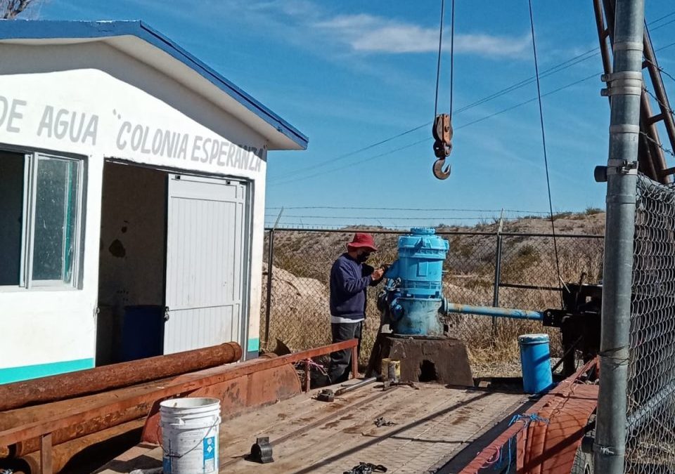 Rehabilita JCAS fuente de abastecimiento de agua potable en Praxedis G. Guerrero