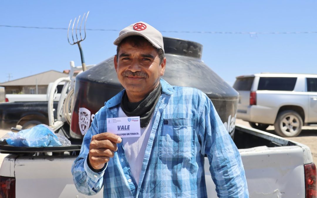 Llega el programa “Agua Para Todos” al Ejido Quivira en el Municipio de Ojinaga