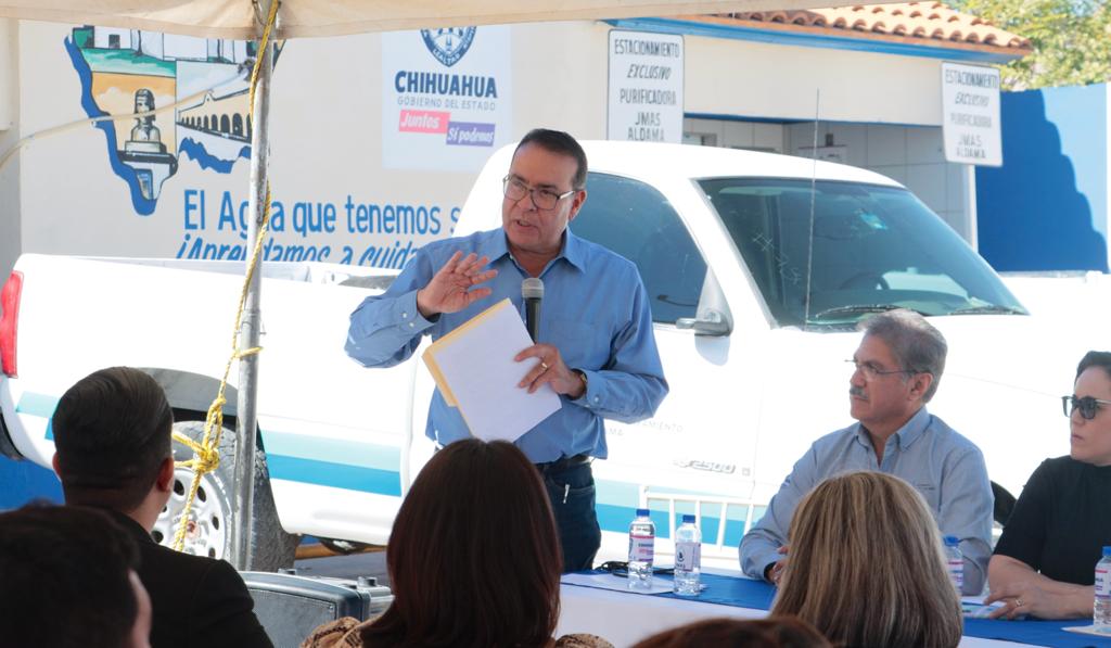 Invierte JCAS más de 2 mdp en obras de agua potable y drenaje en Aldama