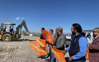 Arrancan JCAS y JMAS Ojinaga obras del tanque elevado para almacenamiento de agua con una inversión superior a 9mdp