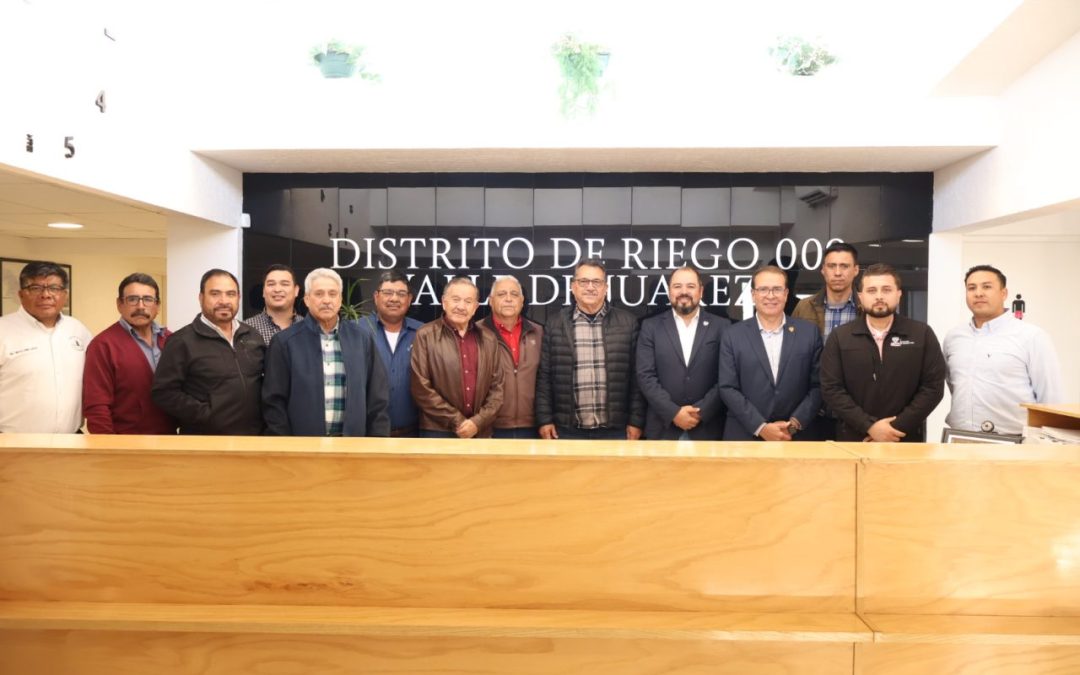 Coordinan esfuerzos para la tecnificación del riego en Ciudad Juárez: JCAS y CONAGUA