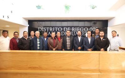 Coordinan esfuerzos para la tecnificación del riego en Ciudad Juárez: JCAS y CONAGUA