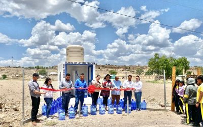 Inaugura JCAS planta de ultrafiltración en Norogachi para garantizar suministro de agua limpia ala población