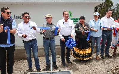 Entrega JCAS sistema colectivo de agua potable en la comunidad de Hueachi en Guachochi