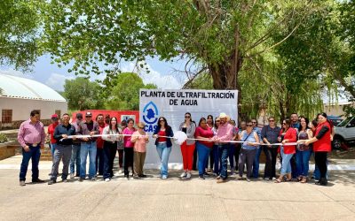 Inaugura JCAS planta de ultrafiltración en Matachí para garantizar agua limpia y gratuita 