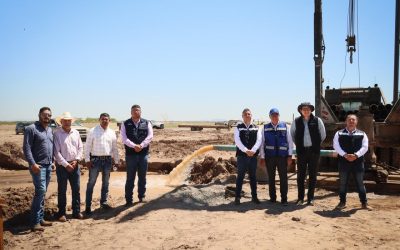 Inaugura JCAS pozo en beneficio de más de 4 mil familias en la cabecera municipal de Ahumada