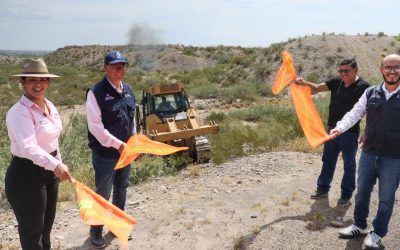 Amplían JCAS y JMAS red de agua y alcantarillado en beneficio de 175 familias de Ojinaga