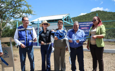 Inaugura Gobierno del Estado ampliación del sistema de agua potable y rebombeo “El Álamo” enSan Francisco del Oro