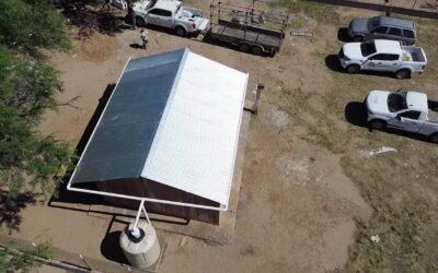 Impulsa JCAS instalación de cosechas de agua de lluvia en Tubares, municipio deUrique