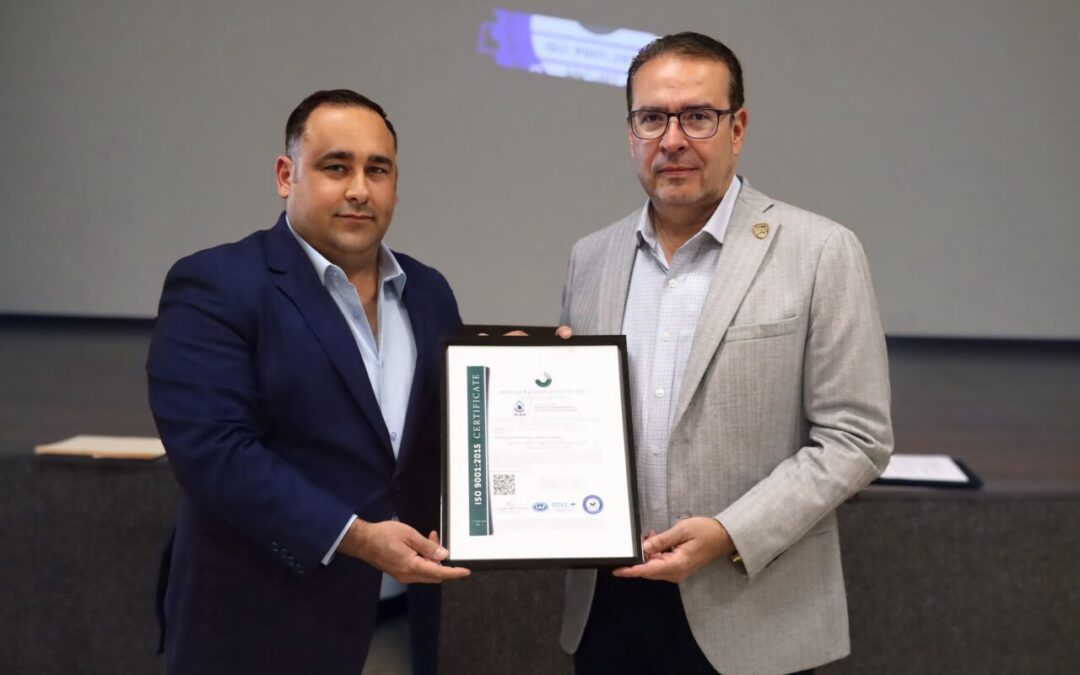Recibe JCAS la Certificación ISO 9001:2015