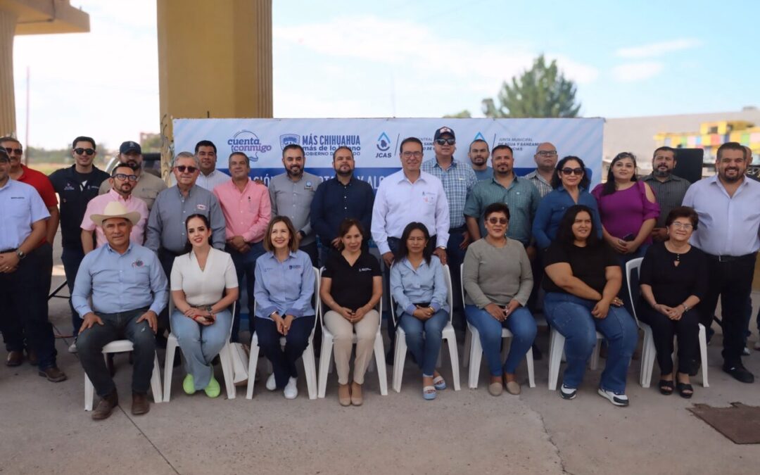 Arranca Estado obra de rehabilitación de agua potable y alcantarillado en la avenida Ferrocarril Oriente en Delicias