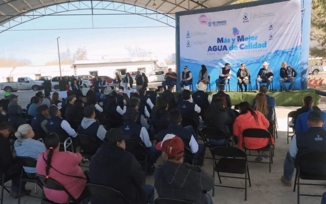 Arranca en Práxedis G. Guerrero el programa Más y Mejor Agua de Calidad de la JCAS