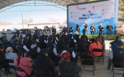 Arranca en Práxedis G. Guerrero el programa Más y Mejor Agua de Calidad de la JCAS