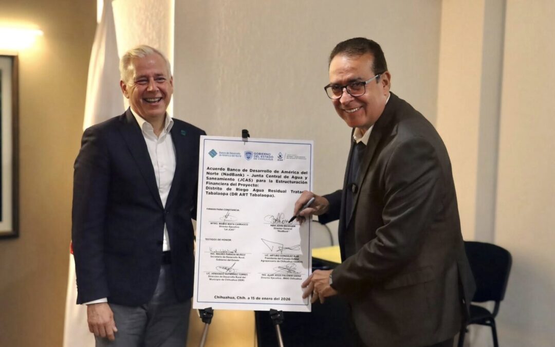 Firman JCAS y NADBank acuerdo de estructuración del proyecto Mejoras en el Distrito