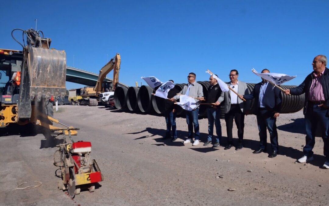 Inicia Gobierno del Estado última etapa de rehabilitación del Colector Dren Laguna Seca en Delicias