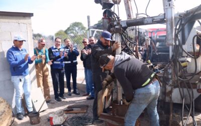 Inicia Gobierno del Estado eq uipamiento de pozo en San José Baqueachi, municipio de Guerrero