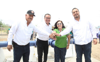 Inauguran JCAS y JMAS Camargo el Pozo Cobach 15 para fortalecer el abasto de agua potable