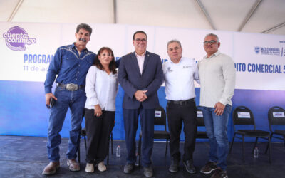 Entregan JCAS y JMAS Juárez obra hidráulica en calle Apolo
